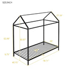 Cama Nido de Metal para Niños Tamaño Individual