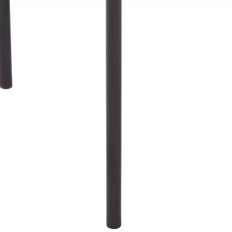 LeisureMod Juego de 2 sillas de comedor tapizadas con diseño de respaldo abierto, estructura de hierro con recubrimiento en polvo, Colección Cyril para comedor, cocina, bistró, cafetería