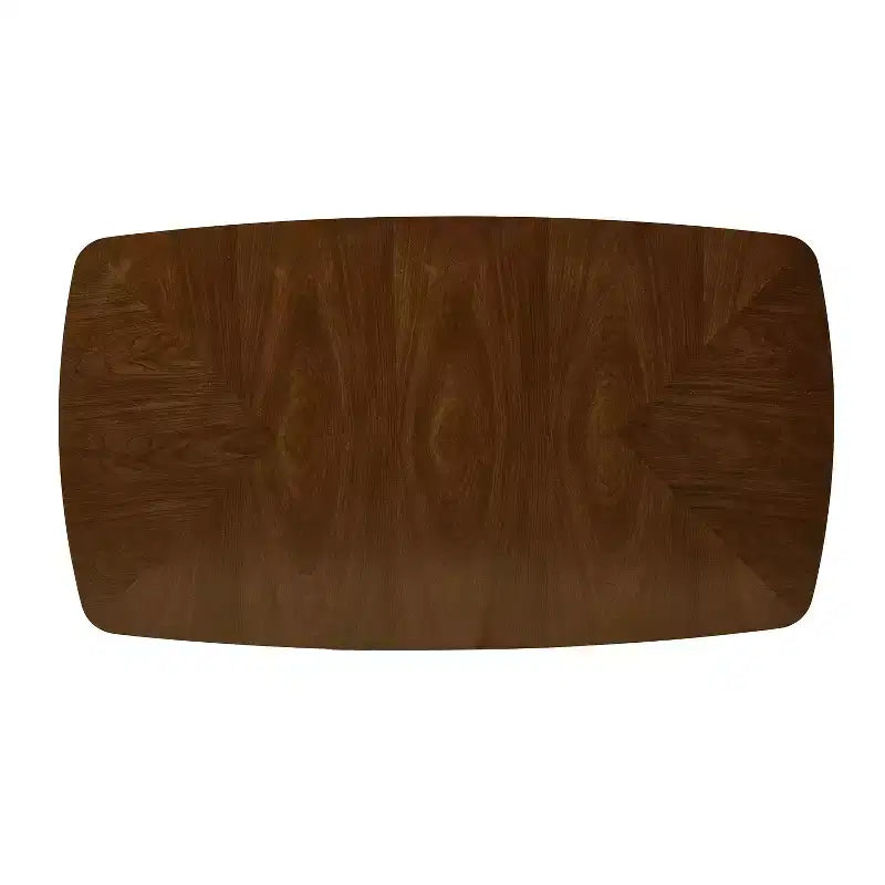 Mesa de Comedor de Madera de Caucho Darien de Mediados de Siglo de Christopher Knight Home, Nogal