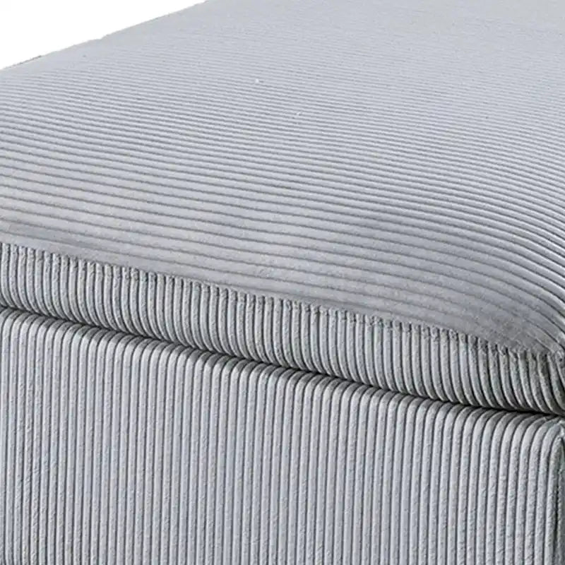 Sofá modular seccional de 8 piezas con otomana, tapizado en pana