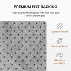 Alfombrilla rectangular para silla de bambú (72 x 48 pulgadas)