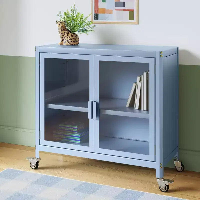 Armario metálico con ruedas y 2 puertas - Room Essentials
