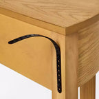 Mesa Consola Harriett de Madera Natural - Threshold diseñada con Studio McGee