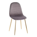 Juego de 2 sillas de comedor contemporáneas Pebble - LumiSource