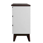 Cómoda de 6 cajones con cajones anchos - Cajonera de almacenamiento de madera para dormitorio, sala de estar y pasillo